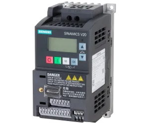 Частотный преобразователь 0,12кВт, 230В, 0,9А, Siemens - 6SL3210-5BB11-2BV1, Серии SINAMICS V20