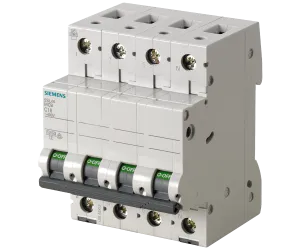 5SL4605-7 АВТОМАТИЧЕСКИЙ ВЫКЛЮЧАТЕЛЬ 10KA 3+N-ПОЛ. C0,5