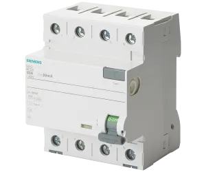 УЗО ТИП A 63A 3+N-ПОЛ. 300MA 400V 4МОД. SIEMENS 5SV3646-6