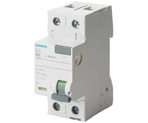 УЗО ТИП A 25A 1+N-ПОЛ. 100MA 230V 2МОД. SIEMENS 5SV3412-6