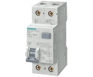 5SU1656-0KK20 ДИФФ.АВТОМАТ ТИП AC , УСТ. ГЛУБИНА=70 MM IFN 300MA, 6KA, 1+N-ПОЛ. ТИП B 20A