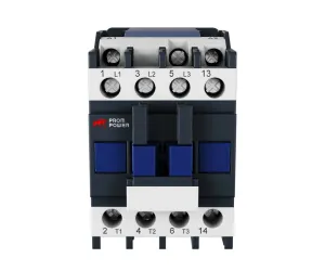 Контактор JLC1-D12-10-F5 (AC110), номинальный ток 12A, 3 полюса, доп контакт 1НО, напряжение катушки 110VAC