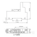 Колодка Prompower PP2RF-05-S для реле PG2R1-S (однополюсное), винтовые клеммы