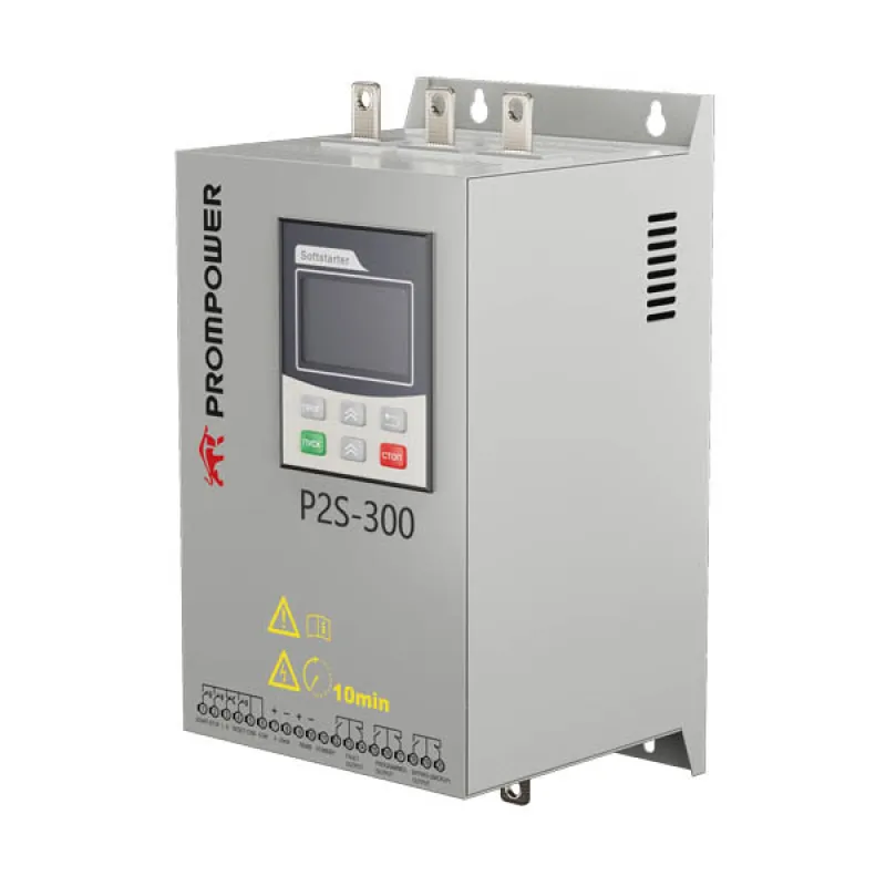 Устройство плавного пуска PROMPOWER P2S-300-4-22-B-T, напряжение 380 В, мощность 22 кВт, 45 А,