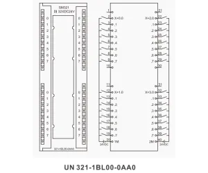 UN 321-1BL00-0AA0 МОДУЛЬ ВВОДА ДИСКРЕТНЫХ СИГНАЛОВ SM321 32DI,DC 24V