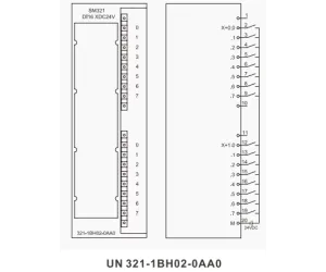 UN 321-1BH02-0AA0 МОДУЛЬ ВВОДА ДИСКРЕТНЫХ СИГНАЛОВ SM321 16DI,DC 24V, NPN