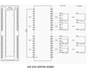 UN 332-5HF00-0AB0 МОДУЛЬ АНАЛОГОВОГО ВЫВОДА SM332 8AO, 12 bits
