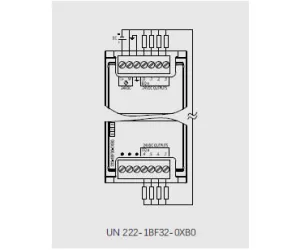UN 222-1BF32-0XB0 Модуль цифровых выходов SM1222 8DO 24VDC
