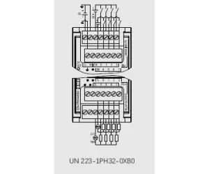 UN 223-1PH32-0XB0 Модуль цифровых входов, релейных выходов SM1223 8DI 24VDC/8DO RELAY