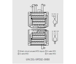 UN 231-5PD32-0XB0 Модуль температурный SM1231 4RTD 16BITS