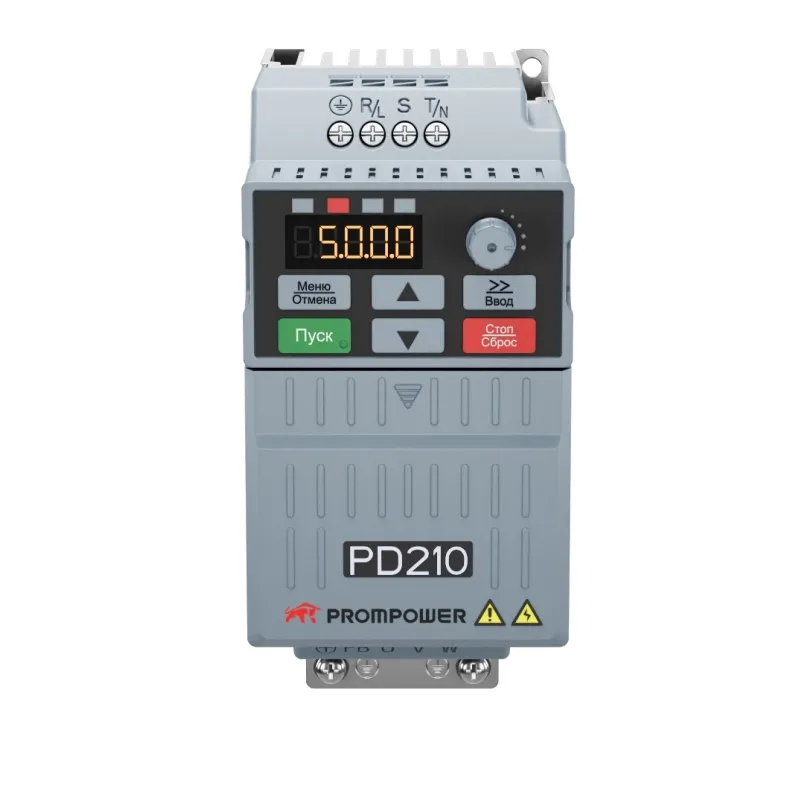 Преобразователь частоты PROMPOWER PD210-A4022B, 380В, 5,1/7,1А, 2,2/3кВт