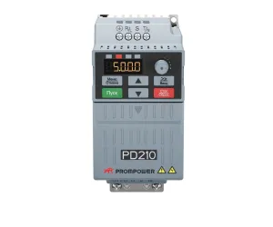 Преобразователь частоты PROMPOWER PD210-A4004B, 380В, 1,5/2,5А, 0,4/0,75кВт