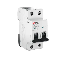 Автоматический выключатель ESM2-63/D25/2 (6kA), 25A, характеристика D, количество полюсов: 2P