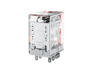 Электромеханическое реле Prompower PMY4N AC24 Четырехполюсное Номинальный ток 5А, управление 24VAC