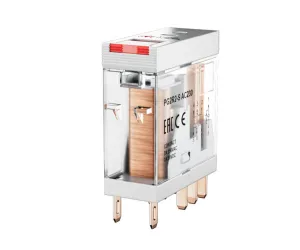 Электромеханическое реле Prompower PG2R2-S AC24 Двухполюсное Номинальный ток 7А, управление 24VAC