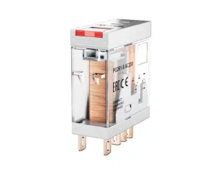 Электромеханическое реле Prompower PG2R1-S AC24 Однополюсное Номинальный ток 12А, управление 24VAC