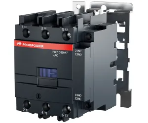 Контактор PROMPOWER PLC1D50M7 серии Pulse, ток 50А, 3 полюса, доп контакт 1НО+1НЗ, катушка 230AC