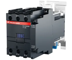 Контактор Prompower PLC1D95BD серии Pulse, ток 95А, 3 полюса, доп контакт 1НО+1НЗ, катушка 24DC