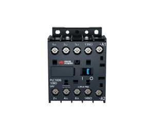 Миниконтактор Prompower PLP1K0610BD серии Pulse, ток 6А, 3 полюса, доп контакт 1НО, катушка 24DC