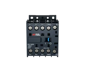 Миниконтактор Prompower PLC1K0910M7 серии Pulse, ток 9А, 3 полюса, доп контакт 1НО, катушка 230AC