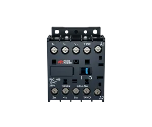 Миниконтактор Prompower PLC1K0610M7 серии Pulse, ток 6А, 3 полюса, доп контакт 1НО, катушка 230AC