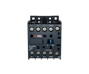Миниконтактор Prompower PLP1K0910BD серии Pulse, ток 9А, 3 полюса, доп контакт 1НО, катушка 24DC