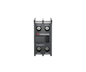 Блок всп. контактов PROMPOWER PLADN11 серии Pulse, фронт. монтажа для серии PLC1D, 1НО+1НЗ