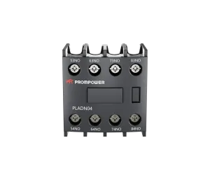 Блок всп. контактов PROMPOWER PLADN04 серии Pulse, фронт. монтажа для серии PLC1D, 4НЗ
