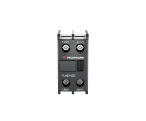 Блок всп. контактов PROMPOWER PLADN02 серии Pulse, фронт. монтажа для для серии PLC1D, 2НЗ