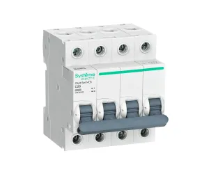 Автоматический выключатель Systeme Electric C9F36420, 4P, C20, 6 кА