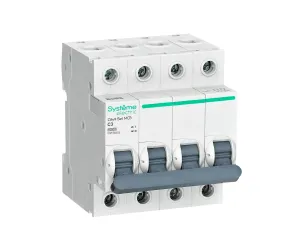 Автоматический выключатель Systeme Electric C9F36403, 4P, C3, 6 кА
