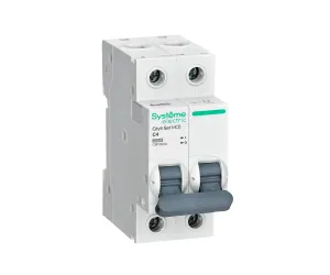 Автоматический выключатель Systeme Electric C9F36204, 2P, C4, 6 кА