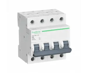 Автоматический выключатель Systeme Electric C9F34404, 4P, C4, 4.5 кА