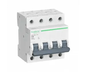 Автоматический выключатель Systeme Electric C9F34450, 4P, C50, 4.5 кА