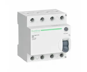 Выключатель дифференциального тока Systeme Electric C9R66440, 4P, 40 А, 300 мА, AC