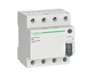 Выключатель дифференциального тока Systeme Electric C9R76463, 4P, 63 А, 100 мА, A-S