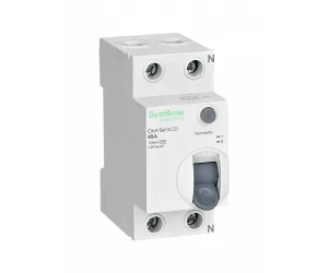Выключатель дифференциального тока Systeme Electric C9R56240, 2P, 40 А, 100 мА, AC