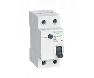Дифавтомат Systeme Electric C9D34616, 1P+N, C16, 4.5 кА, 30 мА, AC