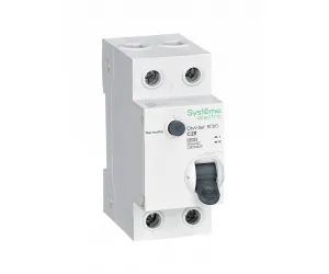 Дифавтомат Systeme Electric C9D34620, 1P+N, C20, 4.5 кА, 30 мА, AC