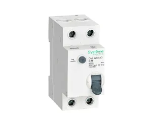 Дифавтомат Systeme Electric C9D65625, 1P+N, C25, 6 кА, 30 мА, A