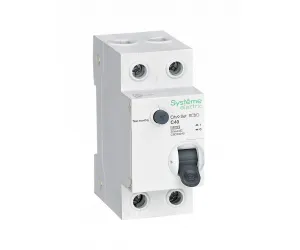Дифавтомат Systeme Electric C9D34640, 1P+N, C40, 4.5 кА, 30 мА, AC