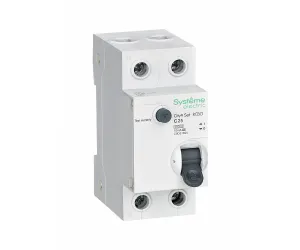 Дифавтомат Systeme Electric C9D51625, 1P+N, C25, 4.5 кА, 10 мА, A