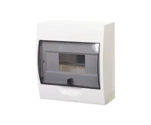 Щиток Systeme Electric EZ9E108S2SRU, навесной, 8 мод., прозрачная дверь