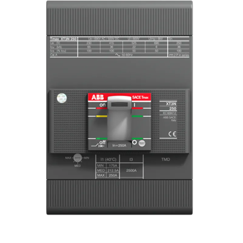 Автоматический выключатель ABB Tmax XT3N 250 TMD 160-1600 3P 1SDA068057R1