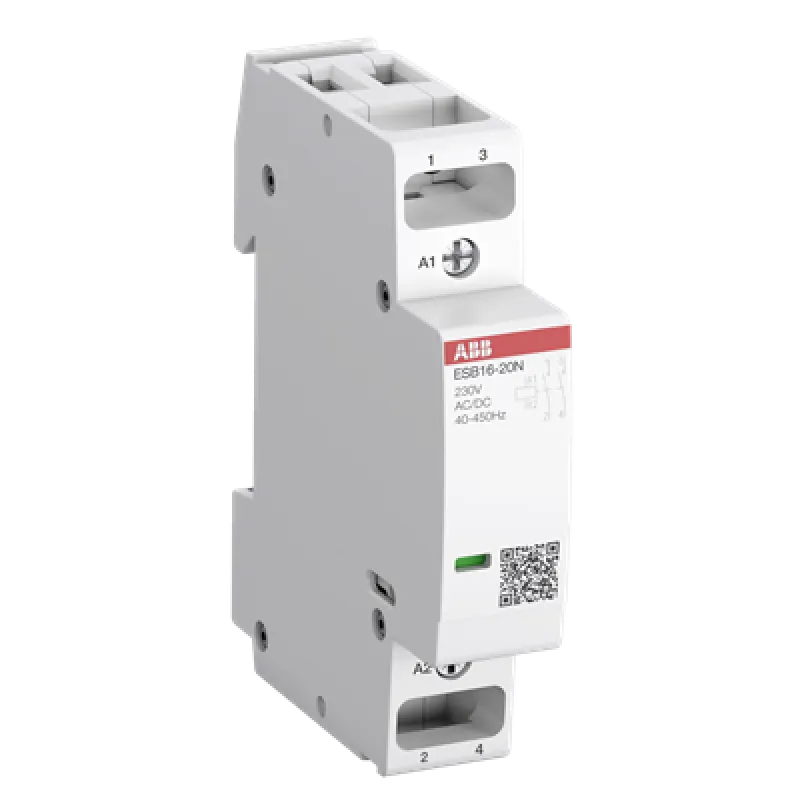 Контактор модульный ABB ESB16-20N-06 16А AC-1, 2НО, катушка 230В AC/DC 1SBE111111R0620