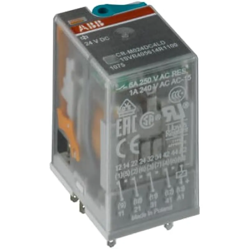 Реле промежуточное ABB CR-M220DC4L катушка 220 В DC 1SVR405613R9100