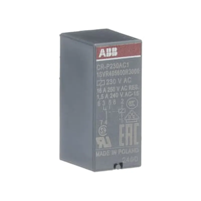 Реле промежуточное ABB CR-P230AC1 катушка 230 В AC 1SVR405600R3000
