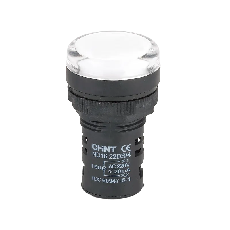 Индикатор ND16-22DS/4C красный, компактный, встр. конденсатор, IP65 АС230В 828165