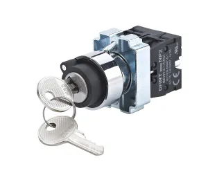 Переключатель NP2-BG33, 3 положения фиксацией, 2НО, IP40 573989