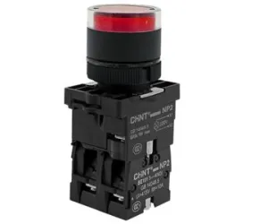 Кнопка управления NP2-EW3465 1НО+1НЗ красная AC/DC230В(LED), IP40 575328